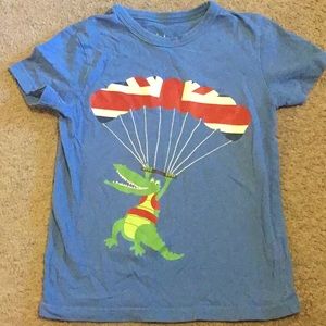 Mini Boden parachute alligator shirt